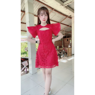 Đầm ren dự tiệc sang chảnh