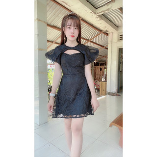 Đầm ren dự tiệc sang chảnh