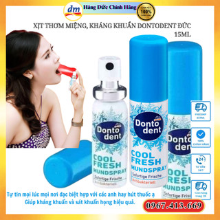 XỊT THƠM MIỆNG, KHÁNG KHUẨN DONTODENT ĐỨC 15ML