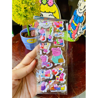 Set 5 miếng sticker hình dán nổi dễ thương
