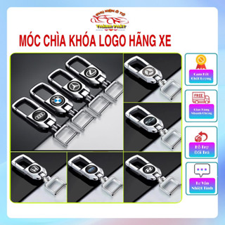 Móc chìa khóa ô tô xe máy có logo hãng Hoda, Toyota, Kia, Ford, Mazda, Hyundai, BMW, Lexus, MG hợp kim cao cấp không rỉ