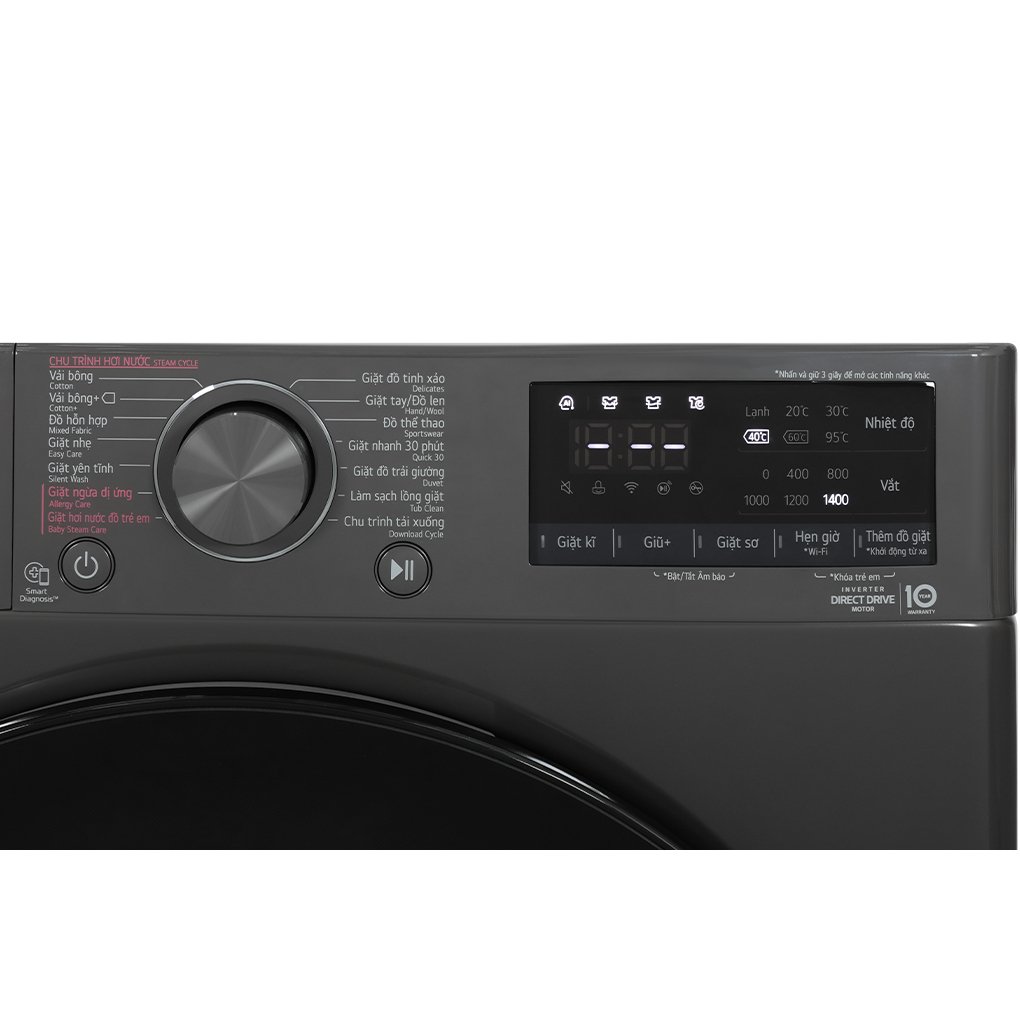 Máy giặt LG AI DD Inverter 9 kg FV1409S4M