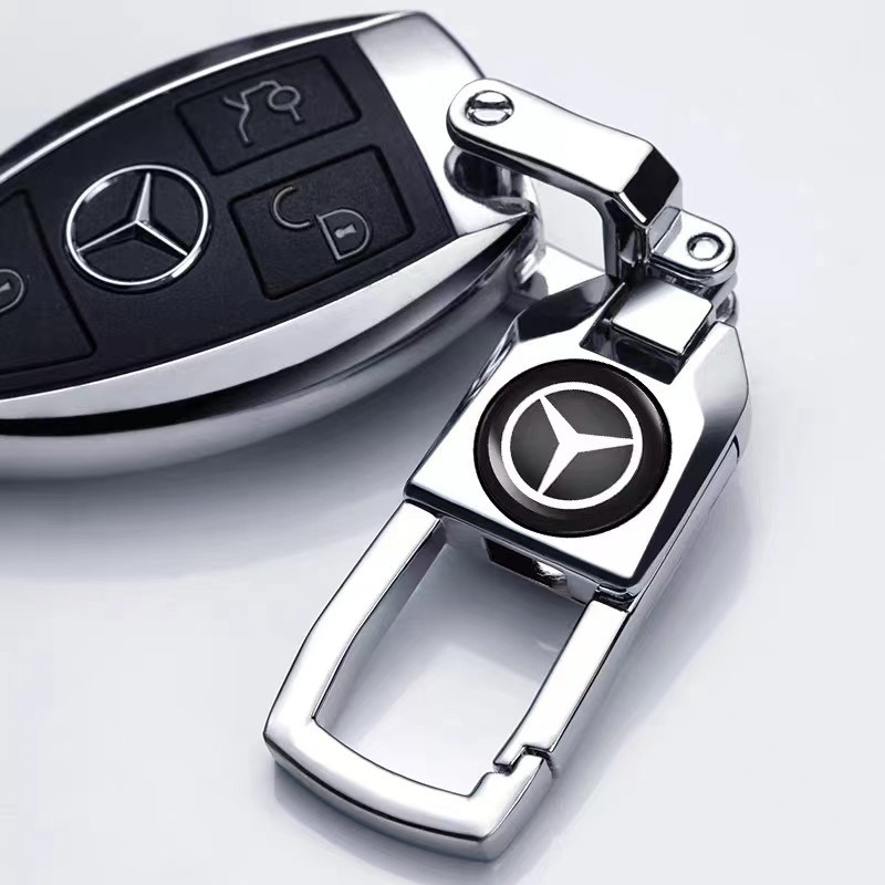 Móc chìa khóa ô tô xe máy có logo hãng Hoda, Toyota, Kia, Ford, Mazda, Hyundai, BMW, Lexus, MG hợp kim cao cấp không rỉ