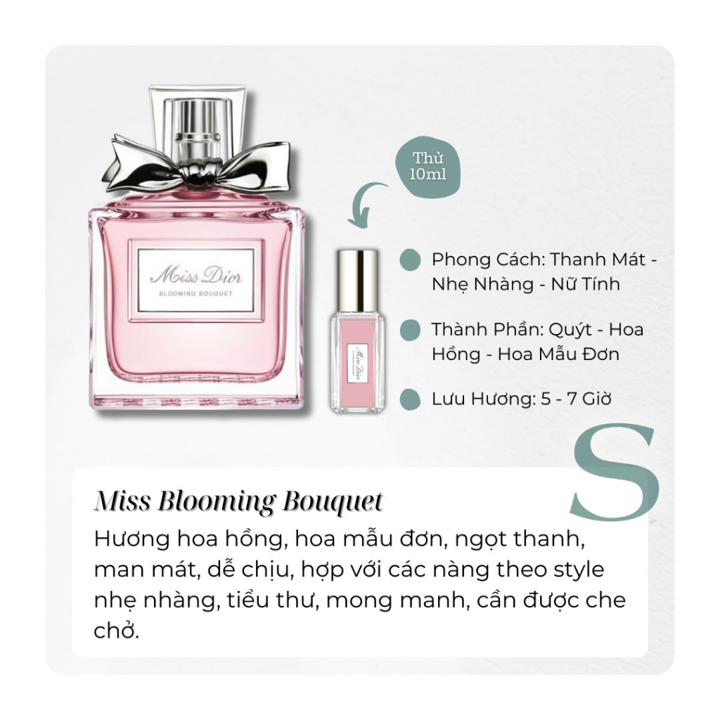 Mít Đì O Các Bản - Mẫu Thử Nước Hoa - Nhẹ Nhàng, Thanh Lịch