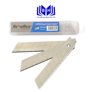 Lưỡi dao rọc giấy flexoffice fo-bl02 - lưỡi dao dọc giấy thiên long bl02 - lưỡi dao cắt giấy 18mm