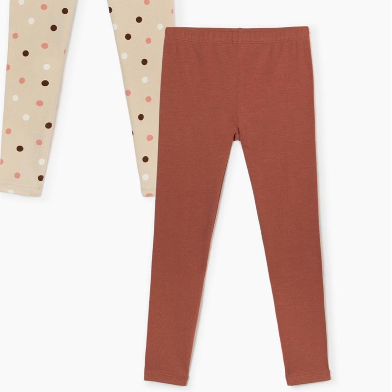 XD- Quần leggings màu trơn size 1/2y-6/8y