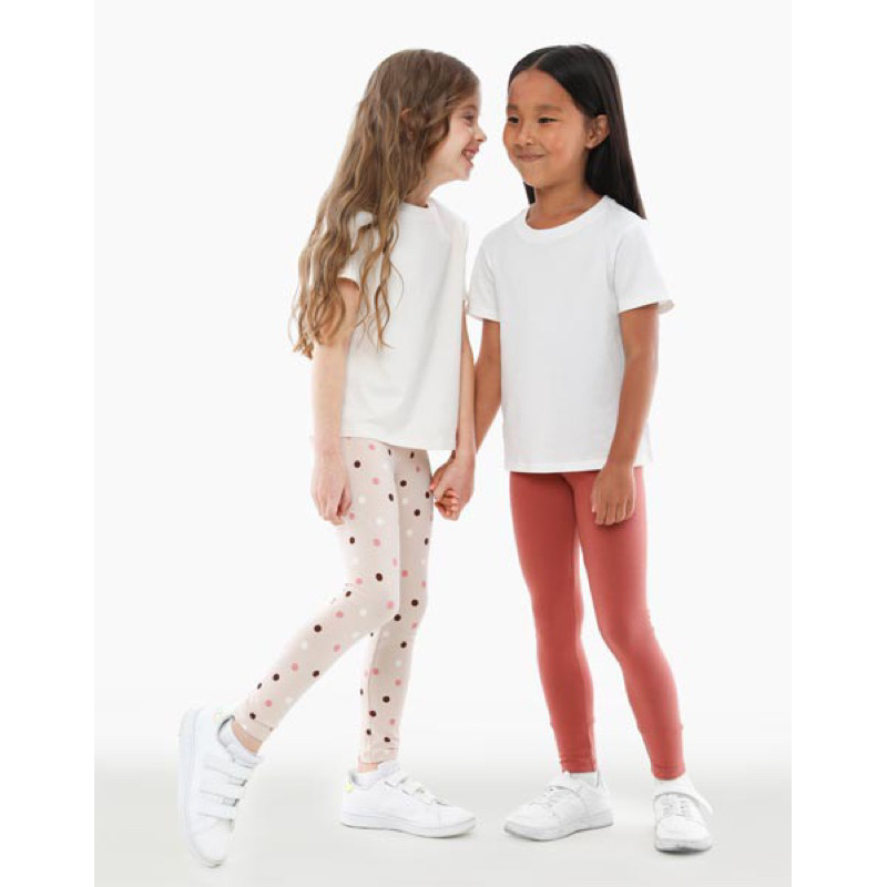 XD- Quần leggings màu trơn size 1/2y-6/8y