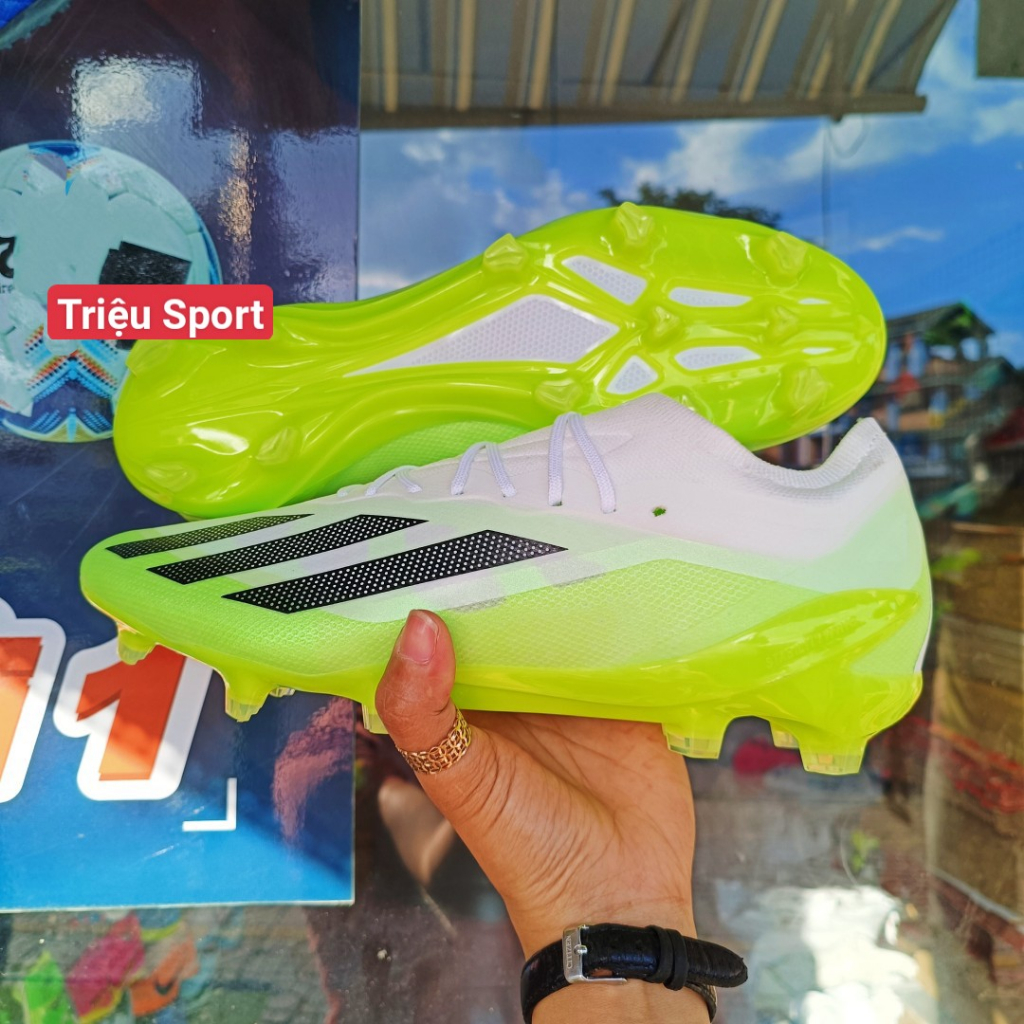 Giày đá bóng X Crazyfast.1 FG (Tặng Keo dán giày+ tất+hộp
