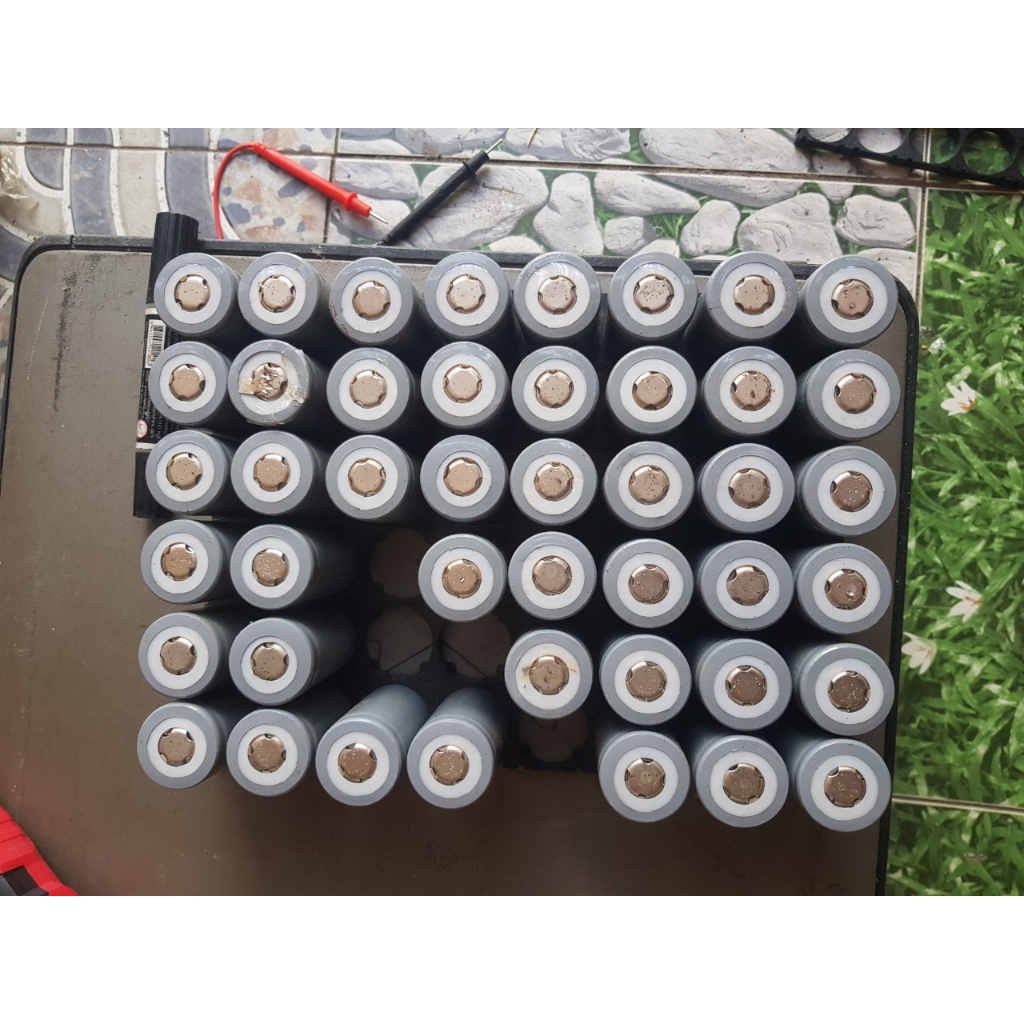 Pin sắt 32650 6000mah tháo khối ngon, chế bình xe máy, có hàn sẵn kẽm theo yêu cầu