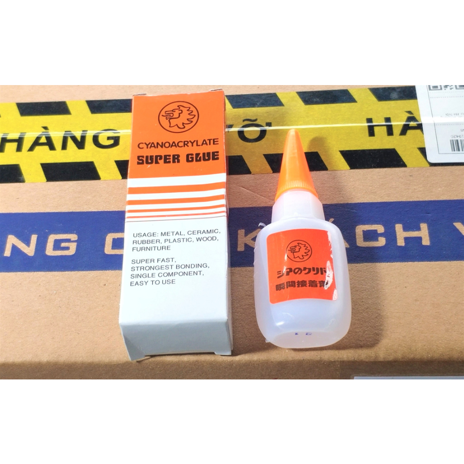 Keo dán 502 Cyanoacrylate Sư Tử Cam siêu dính