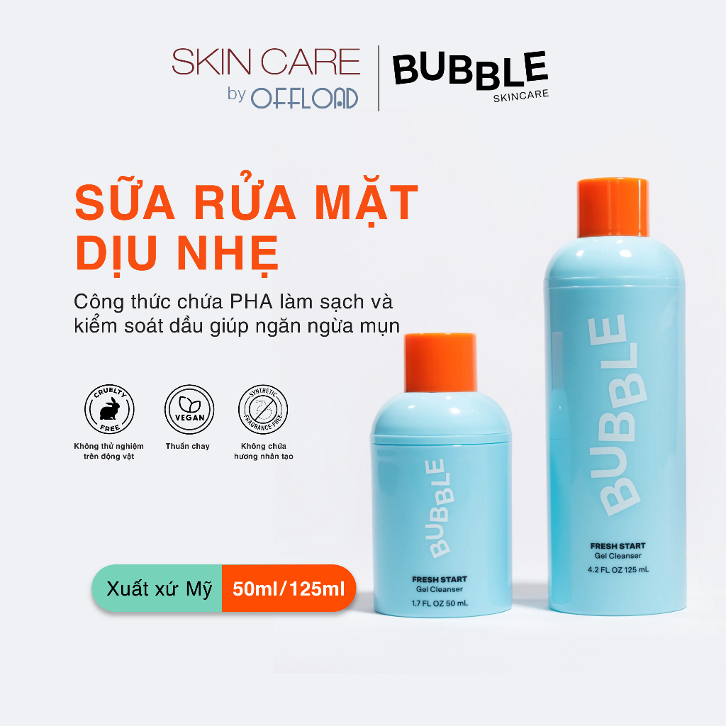Sữa rửa mặt dạng gel Bubble | Fresh Start