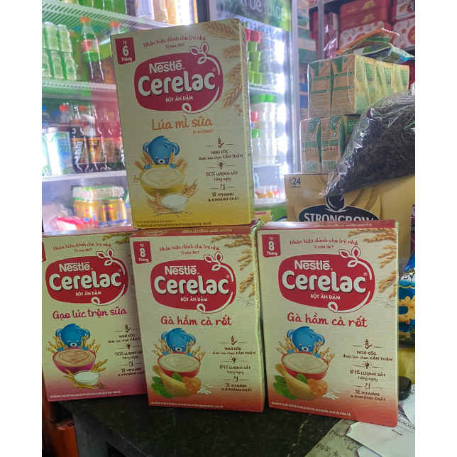 bột ăn dặm NESTLE CERELAC đủ vị 200gr