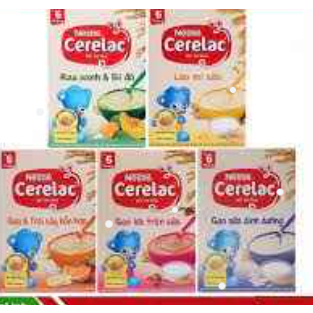 Bột ăn dặm NESTLE CERELAC đủ vị 200gr