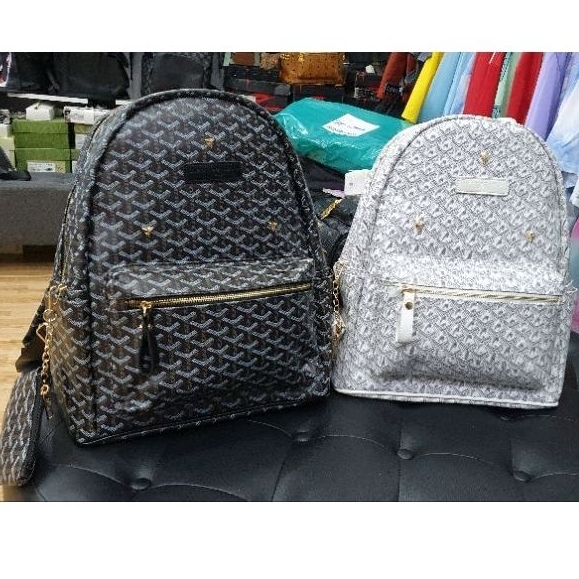 Balo EDmm mẫu trắng hình mũi tên tặng kèm ví ảnh thật