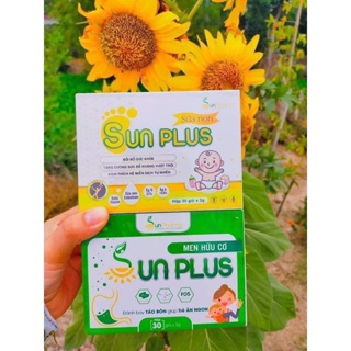 Men vi sinh cho be Sunplus + sữa non sun plus, men hữu cơ giúp bé tăng cân