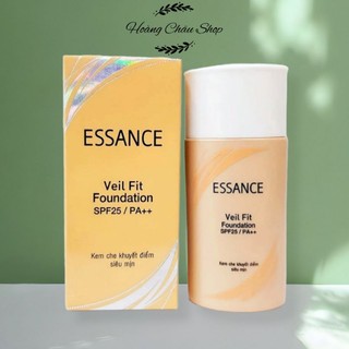 Kem che khuyết điểm siêu mịn essance - veil fit foundation spf25/pa++ 30g