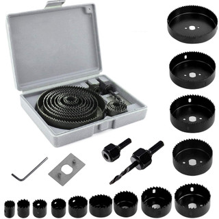  Bộ Mũi Khoan Khoét hiệu KTOMER khoét gỗ thạch cao 8 11 16 chi tiết 