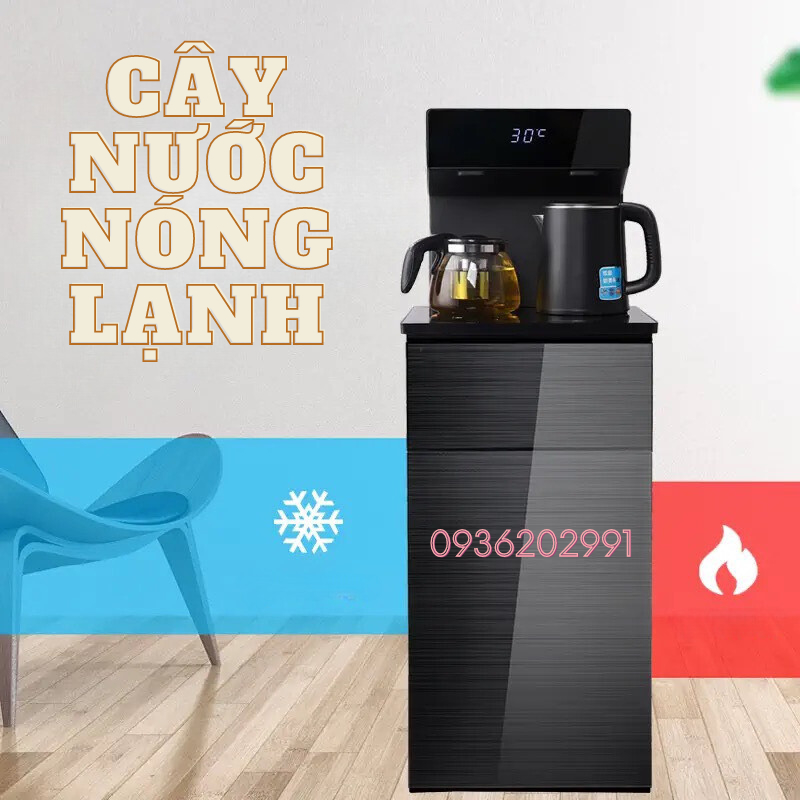 Máy nước nóng lạnh thường 3 chế độ đa năng phòng khách thông minh vật liệu cao cấp- Cây nóng lạnh âm bình