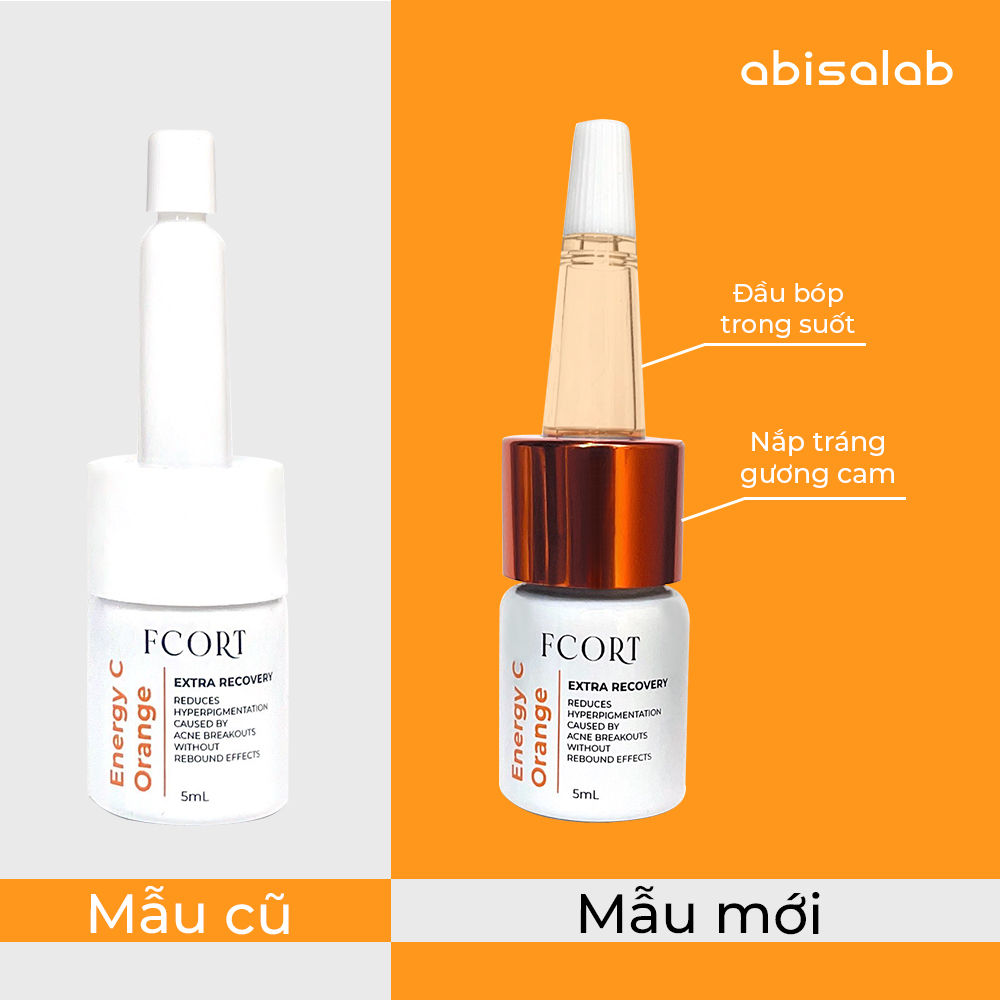 Tinh chất mụn Abisalab Fcort Energy C Orange Extra Recovery 5ml