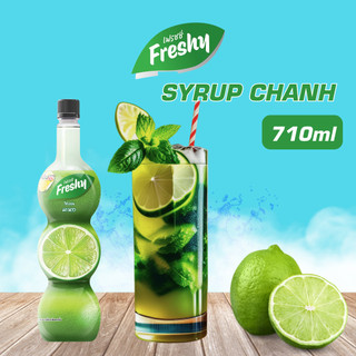 Syrup chanh xanh Freshy 710ml