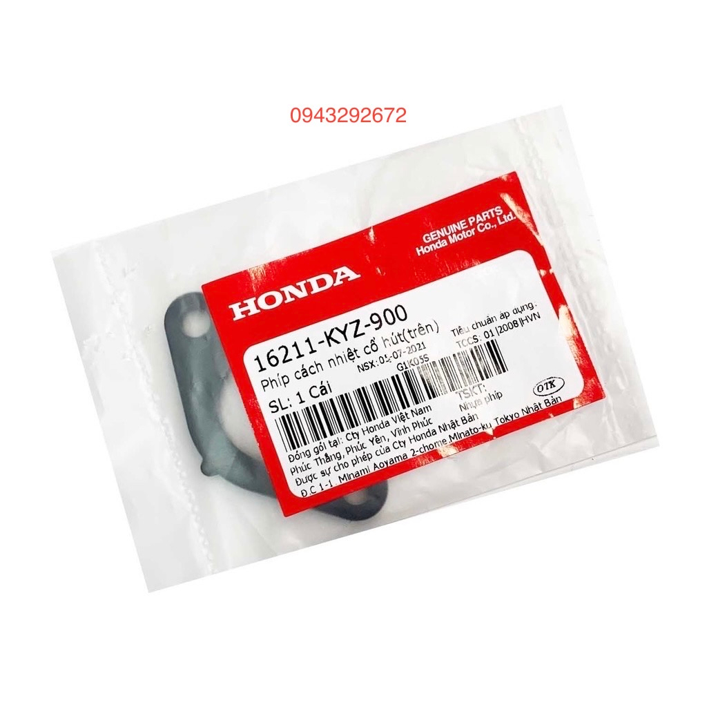 Phíp Cách Nhiệt Cổ Hút (Trên) Future 125 Honda ( 16211KYZ900 )