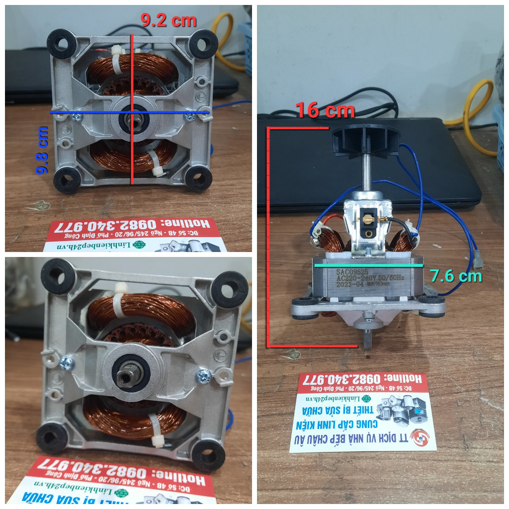Động cơ máy xay công nghiệp 9525, 9545