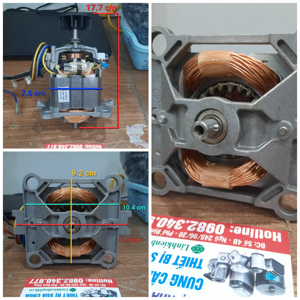 Động cơ máy xay công nghiệp 9525, 9545