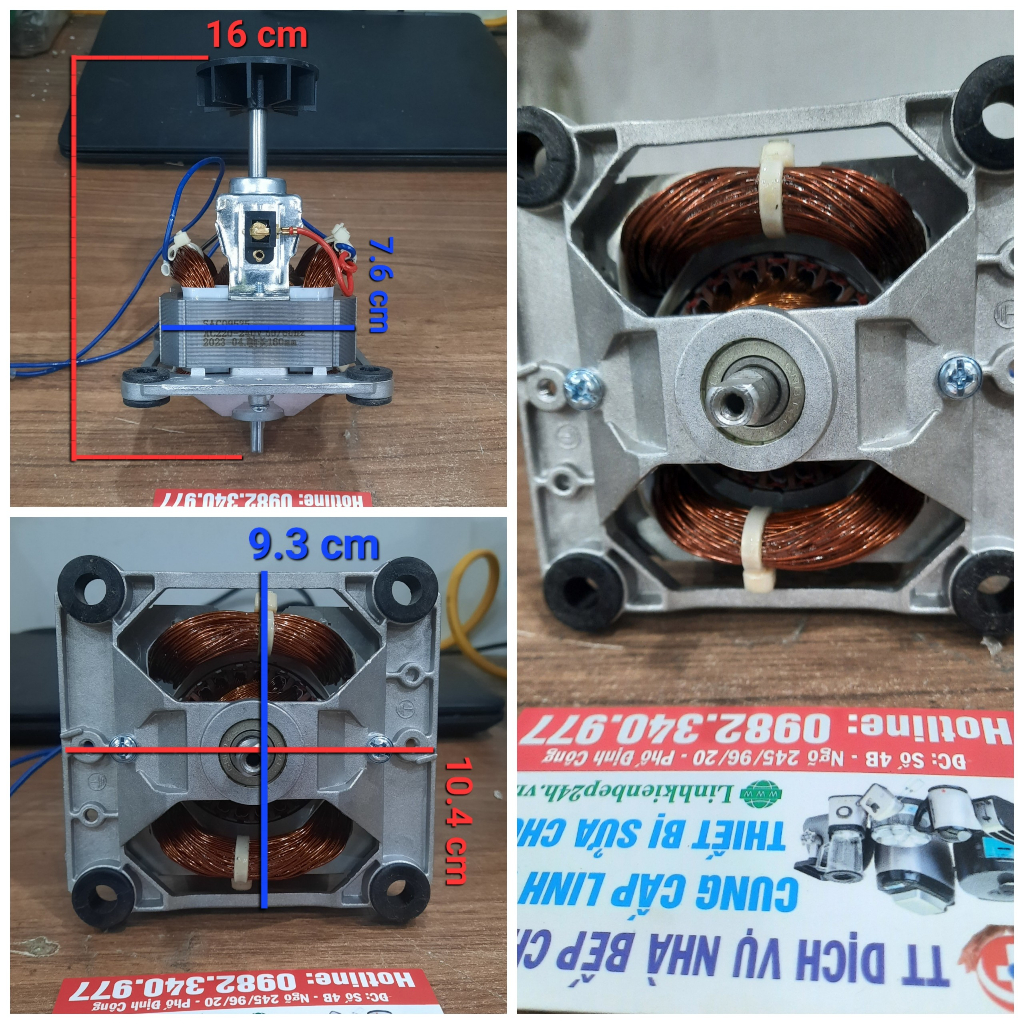 Động cơ máy xay công nghiệp 9525, 9545