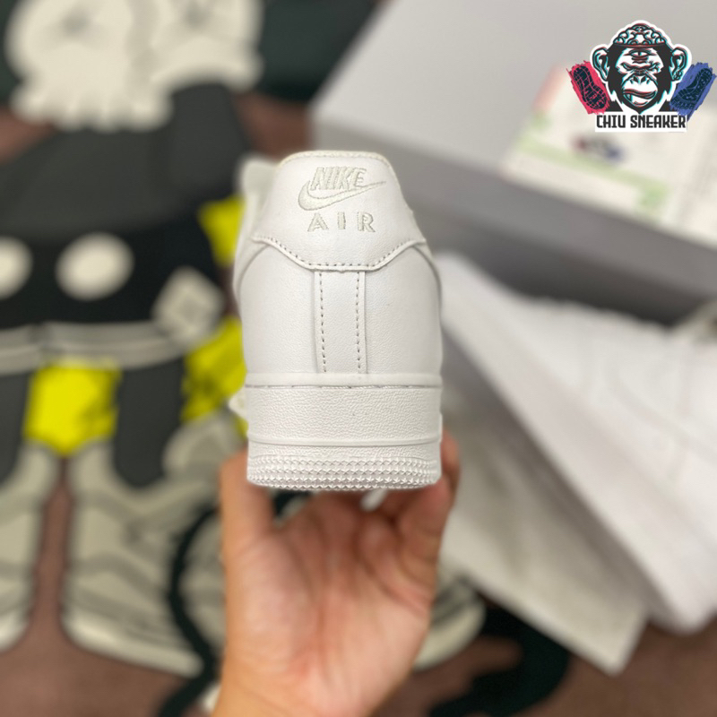 Giày sneaker trắng nam nữ _Nike air force 1 all white bản cao cấp giày tăng chiều Af1 trắng full