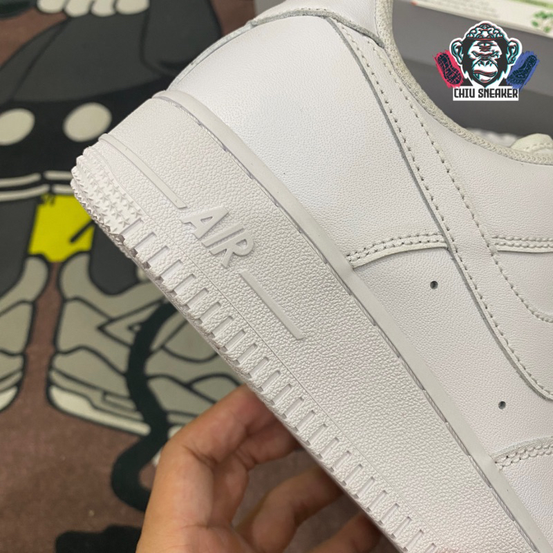 Giày sneaker trắng nam nữ _Nike air force 1 all white bản cao cấp giày tăng chiều Af1 trắng full