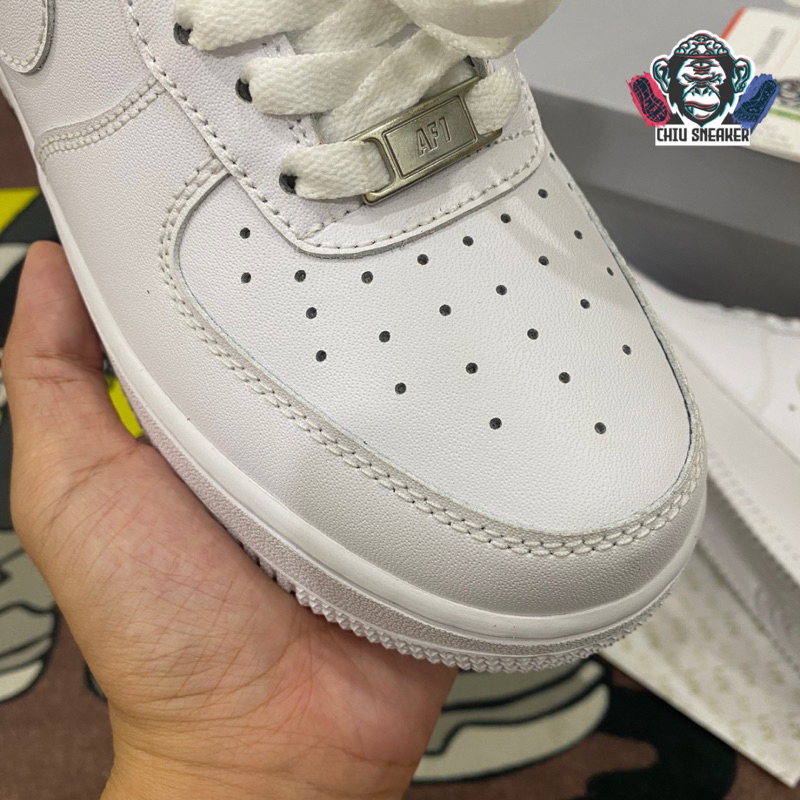 Giày sneaker trắng nam nữ _Nike air force 1 all white bản cao cấp giày tăng chiều Af1 trắng full