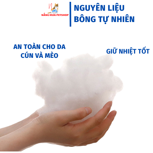 Đệm cho chó, đệm cho mèo, nệm nằm cho chó mèo đệm tròn_ Nắng Mưa Petshop