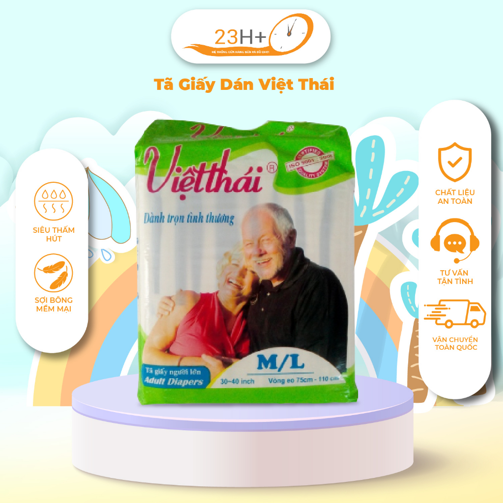 Tã Giấy Dán Việt Thái Size M/L