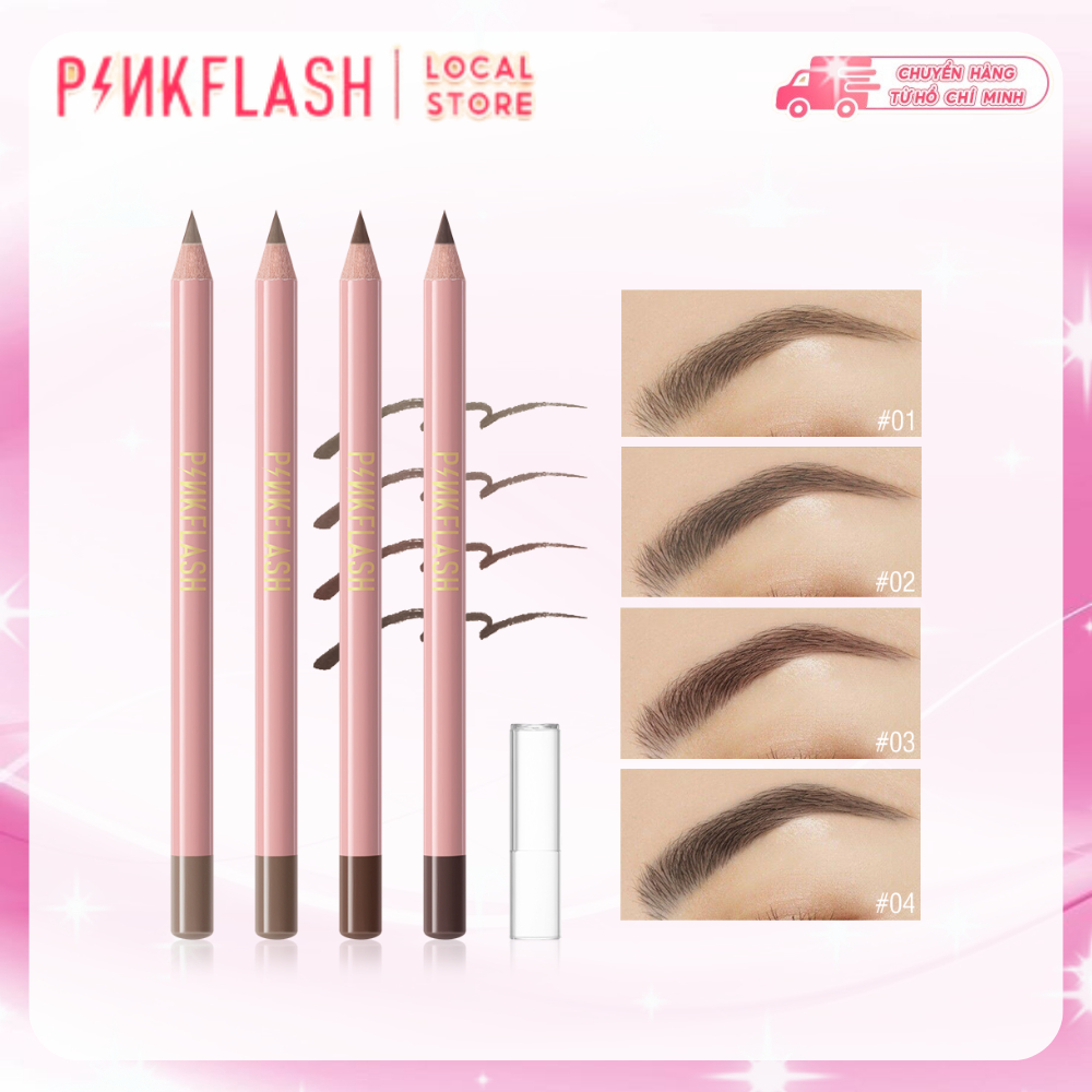 Pinkflash OhMyEmoji Chì kẻ mày mềm bền không thấm nước 20g