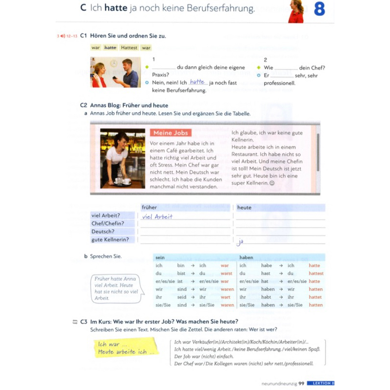 Gi.áo-Trì.nh Schritte Plus Neu A1.2- Kurs und Arbeitsbuch + Audio - ti.ếng Đức cho người mới