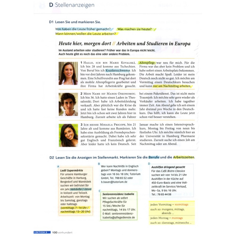 Gi.áo-Trì.nh Schritte Plus Neu A1.2- Kurs und Arbeitsbuch + Audio - ti.ếng Đức cho người mới