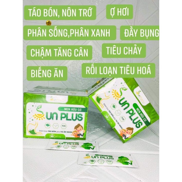 Men sống hữu cơ Sunplus