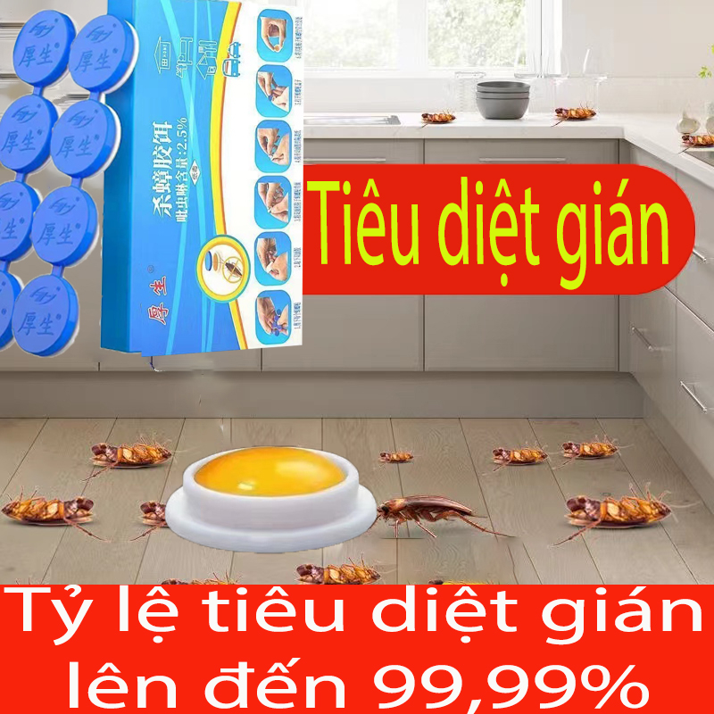 Diệt gián 8 viên - Diệt sạch gián, khử mùi hôi khó chịu