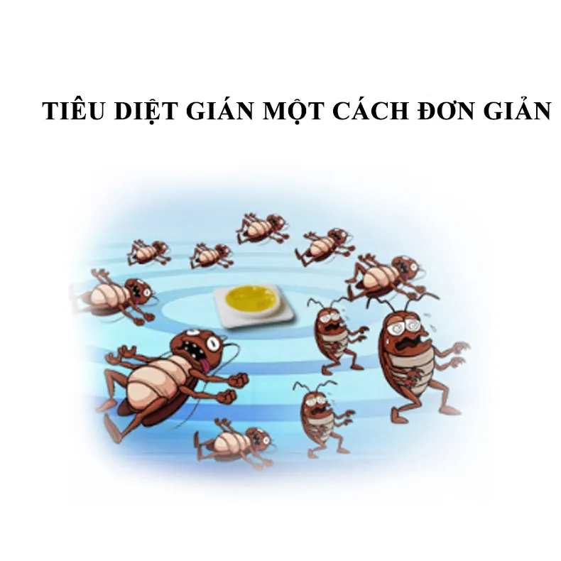 Diệt gián 8 viên - Diệt sạch gián, khử mùi hôi khó chịu