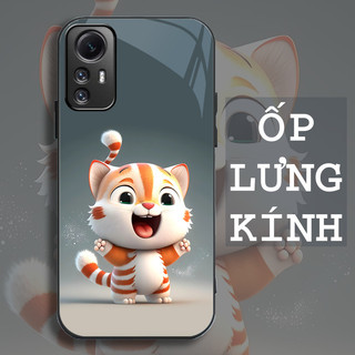 Ốp Lưng cho XIAOMI REDMI NOTE 12S Mặt kính cường lực, cao cấp Họa tiết 12 CON GIÁP NGỘ NGHĨNH