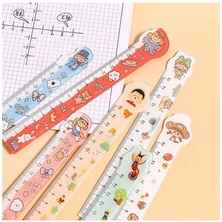 Thước dẻo 15cm nhiều hình hoạt hình đáng yêu