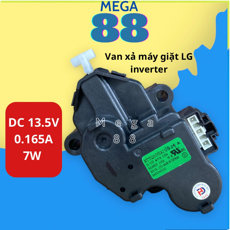 Van xả nước máy giặt LG DC13.5V chính hãng - xả máy giặt LG