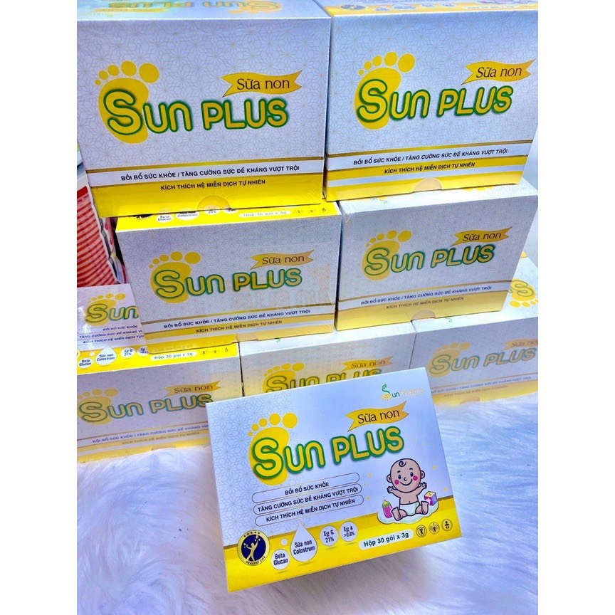Combo men sống và sữa non Sunplus chính hãng giá rẻ