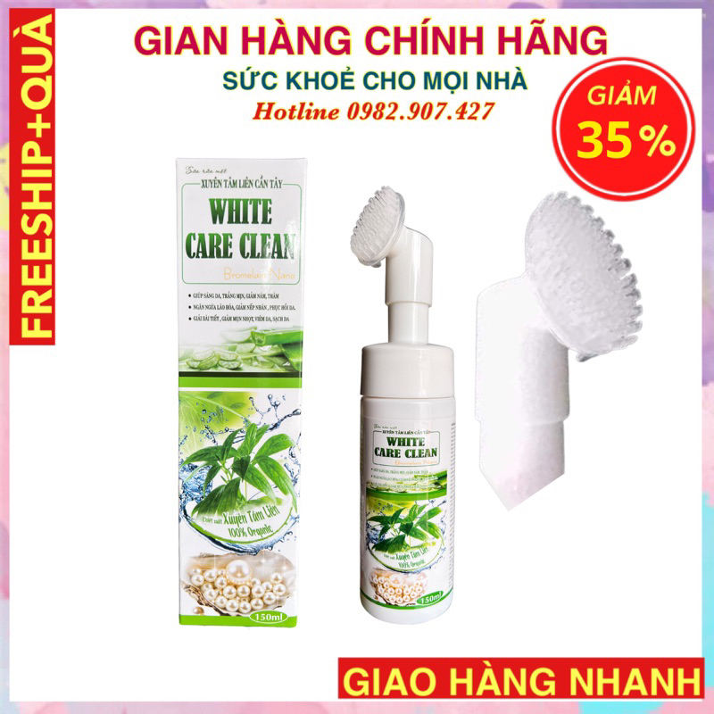 Sữa rửa mặt có đầu cọ tạo bọt giúp sạch sâu, tẩy tế bào chết - Xuyên tâm liên, hàng chính hãng tại Bỉm sữa Khắc Thoa