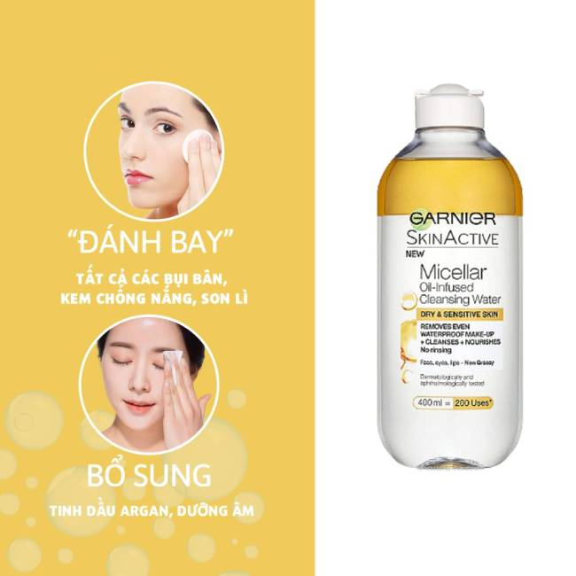 Nước tẩy trang Garnier 400ml