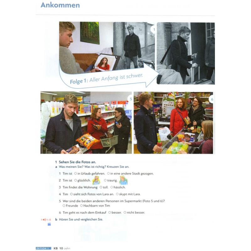 Gi.áo-Trì.nh Schritte Plus Neu A2.1 - Kurs und Arbeitsbuch + Audio - ti.ếng Đức Trình độ A2