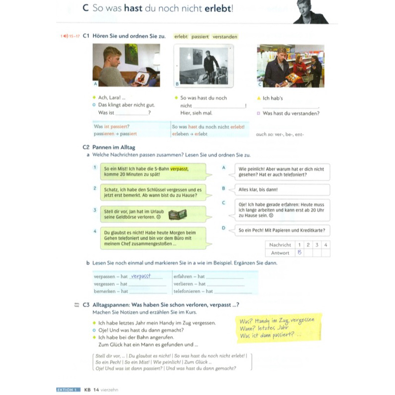 Gi.áo-Trì.nh Schritte Plus Neu A2.1 - Kurs und Arbeitsbuch + Audio - ti.ếng Đức Trình độ A2