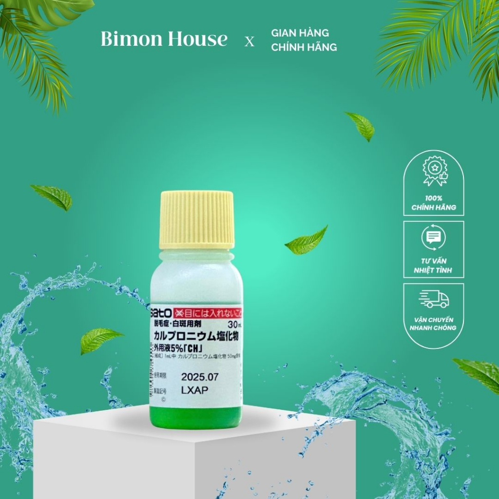 Tinh chất thảo dược kích thích mọc tóc Sato Nhật Bản