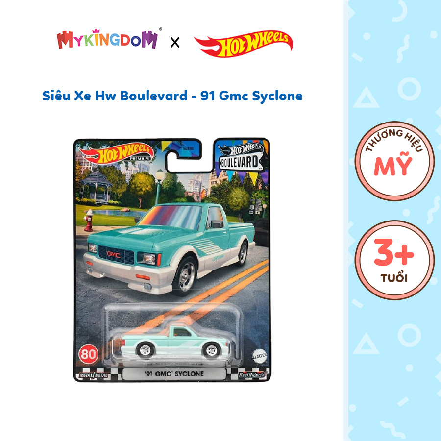 Đồ Chơi Siêu Xe Hw Boulevard - 91 Gmc Syclone HOT WHEELS HKF24/GJT68