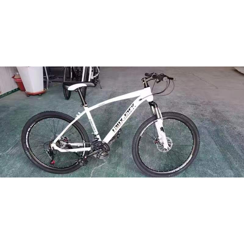 Xe đạp thể thao ngoài trời Laux Jack có giảm sốc, kèm chắn bùn, còi, đèn phản quang, bánh 26inch, 21 tốc độ